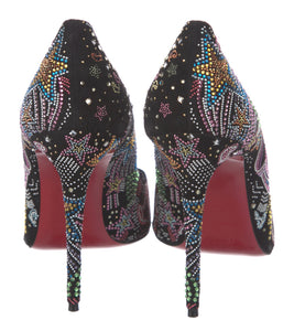 CHRISTIAN LOUBOUTIN Hot Chick Starlight Suede Pumps