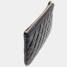 Load image into Gallery viewer, Chanel Caviar Quilted Canvas Leather Cosmetic Case Bag