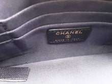 Load image into Gallery viewer, Chanel Caviar Quilted Canvas Leather Cosmetic Case Bag