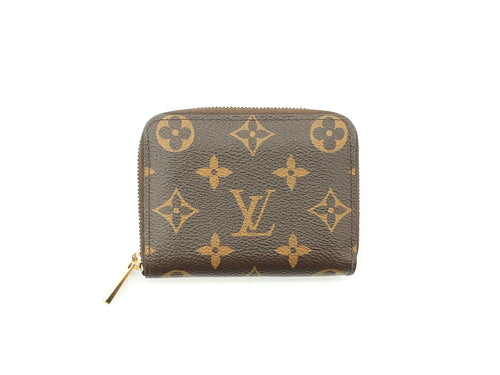 Louis Vuitton Small Monogram Canvas Zippy Coin Pouch