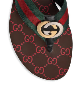 GUCCI Kika Canvas Sandals