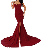 Load image into Gallery viewer, Strapless Evening Gown Dress