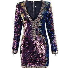 Load image into Gallery viewer, Sequined L/S Fabulous Dress