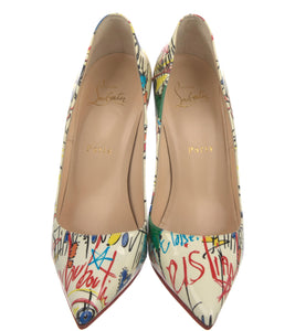 Christian Louboutin Patent Leather D'Orsay Pumps