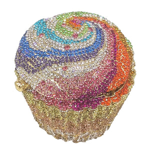 Crystal Cupcake Clutch Bag