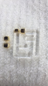 FENDI Transparent Plexiglass Earrings