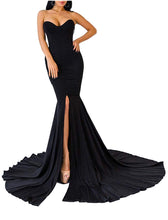 Load image into Gallery viewer, Strapless Evening Gown Dress