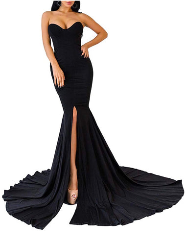 Strapless Evening Gown Dress