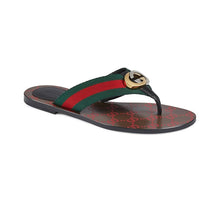 Load image into Gallery viewer, GUCCI Kika Canvas Sandals