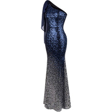 Load image into Gallery viewer, Sparkling Gradient Sequined Mermaid Dress