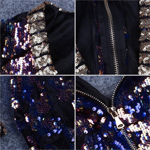 Sequined L/S Fabulous Dress