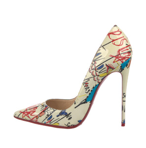 Christian Louboutin Patent Leather D'Orsay Pumps