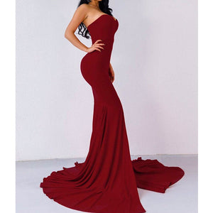 Strapless Evening Gown Dress