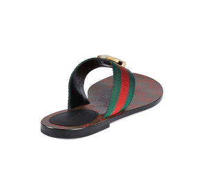 GUCCI Kika Canvas Sandals