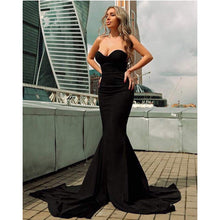 Load image into Gallery viewer, Strapless Evening Gown Dress