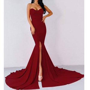 Strapless Evening Gown Dress