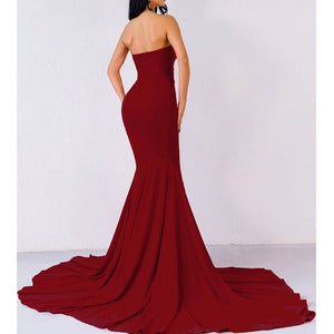 Strapless Evening Gown Dress