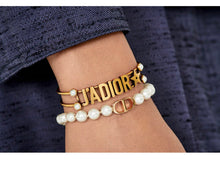 Load image into Gallery viewer, DIOR Pearl Signature Bracelet