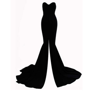 Strapless Evening Gown Dress