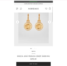 Load image into Gallery viewer, VERSACE Earrings