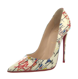 Christian Louboutin Patent Leather D'Orsay Pumps